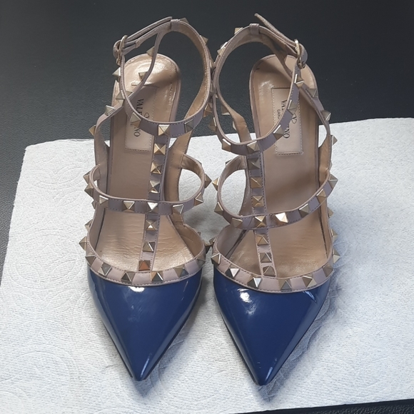 Authentic Valentino Rockstud pumps ankle strap - Picture 2 of 6